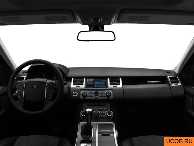3D модель Land Rover модели Range Rover Sport 2011 года