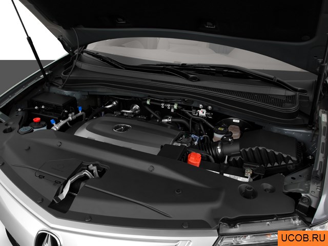 3D модель Acura модели MDX 2011 года