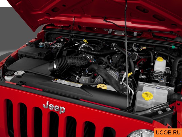 3D модель Jeep модели Wrangler 2011 года