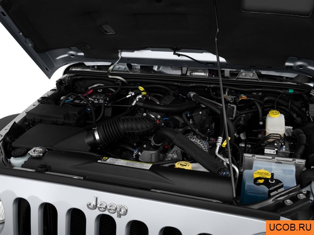 3D модель Jeep модели Wrangler Unlimited 2011 года