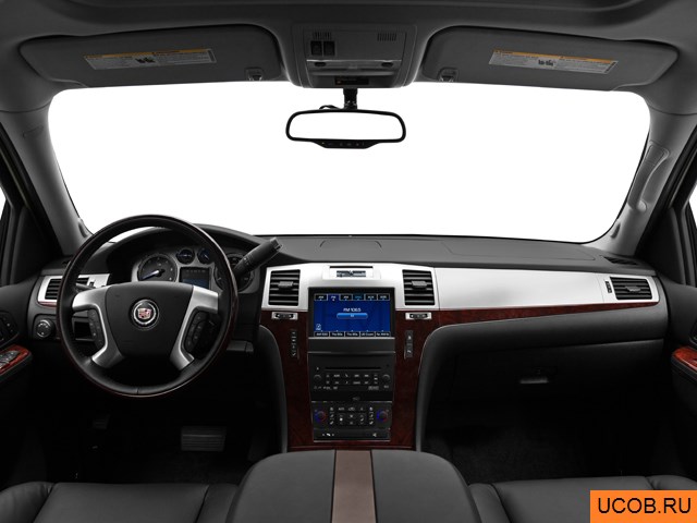 SUT 2011 года Cadillac Escalade EXT в 3D. Вид водительского места.