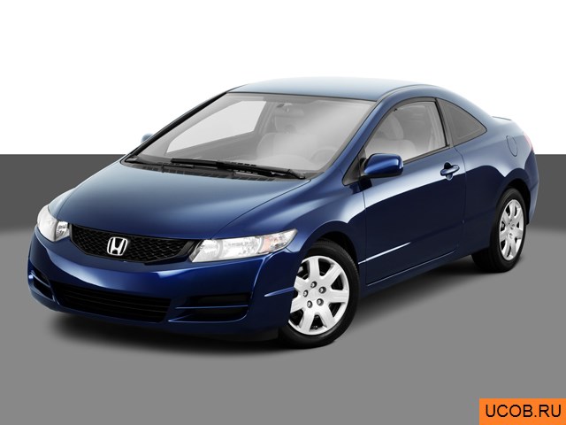 3D модель Honda Civic 2011 года