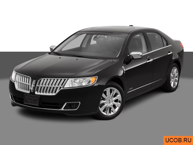 3D модель Lincoln модели MKZ Hybrid 2011 года