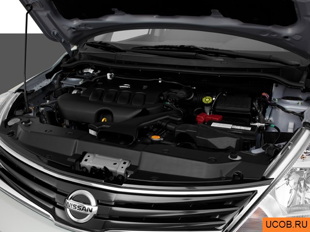 3D модель Nissan модели Versa 2011 года
