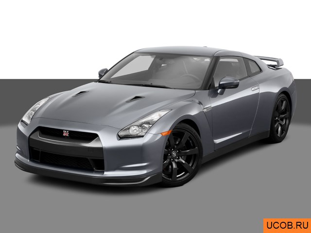 3D модель Nissan модели GT-R 2011 года