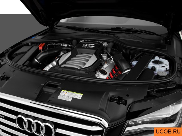 3D модель Audi модели A8 2011 года