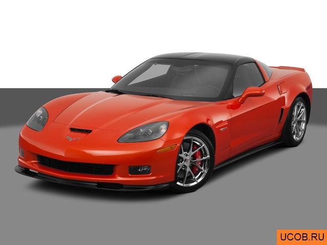 3D модель Chevrolet Corvette 2011 года