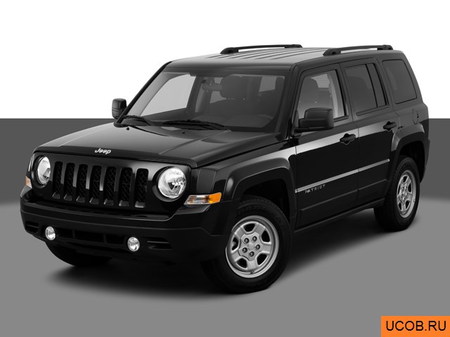 3D модель Jeep модели Patriot 2011 года