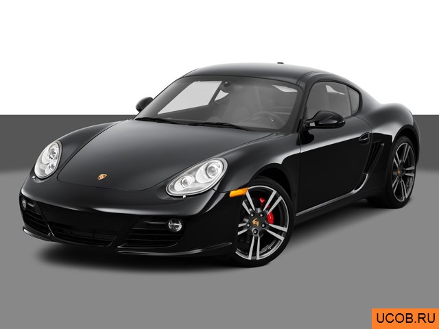 3D модель Porsche Cayman 2011 года