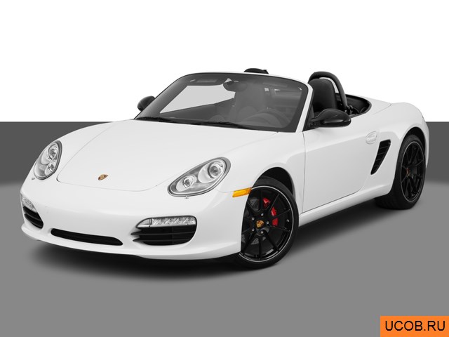 3D модель Porsche модели Boxster 2011 года