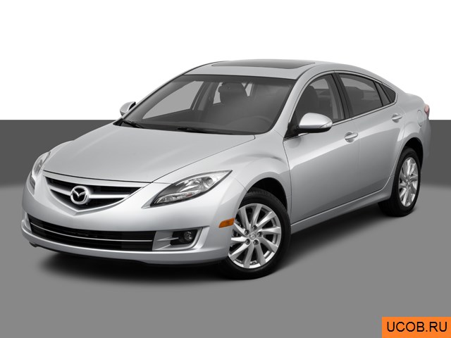 Модель автомобиля Mazda MAZDA6 2011 года в 3Д