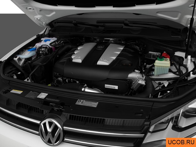 3D модель Volkswagen модели Touareg 2011 года