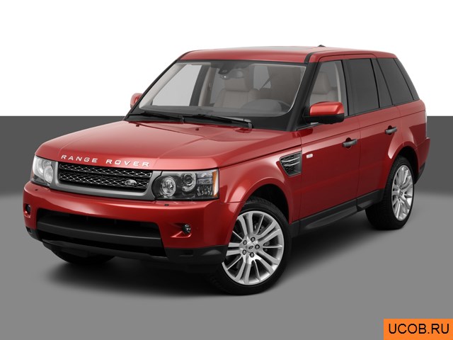 3D модель Land Rover Range Rover Sport 2011 года