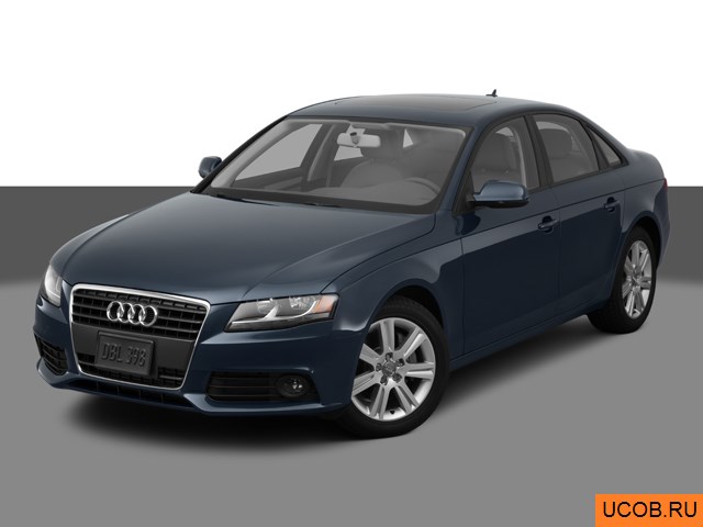 3D модель Audi A4 2011 года