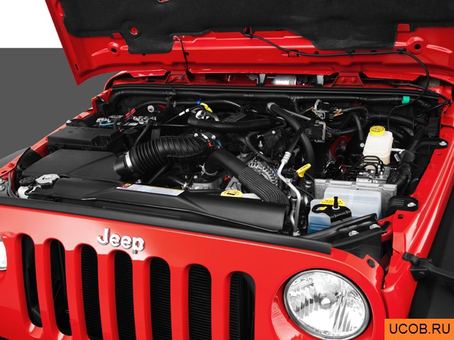3D модель Jeep модели Wrangler 2011 года