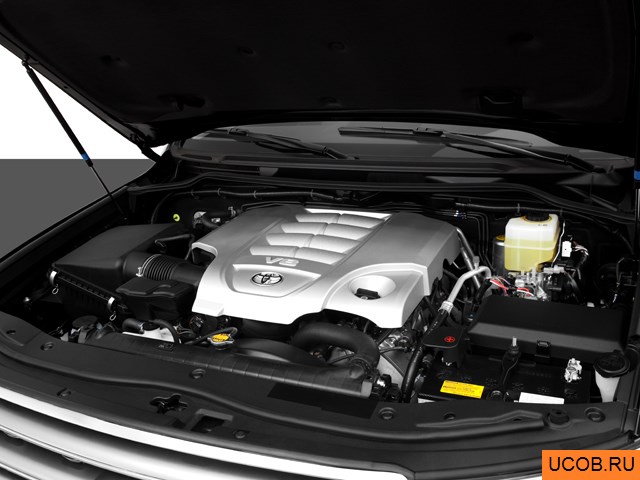 3D модель Toyota модели Land Cruiser 2011 года
