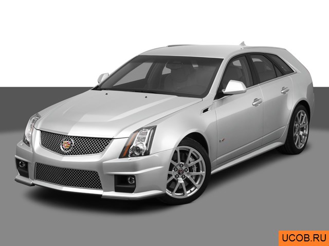 3D модель Cadillac модели CTS 2011 года