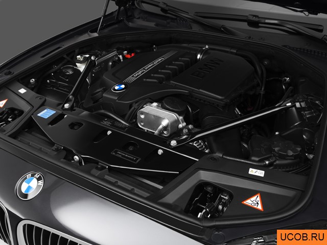 3D модель BMW модели 5-series 2011 года