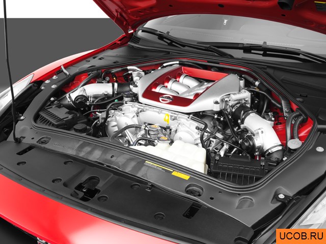 3D модель Nissan модели GT-R 2012 года