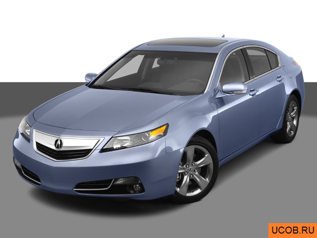 3D модель Acura TL 2012 года