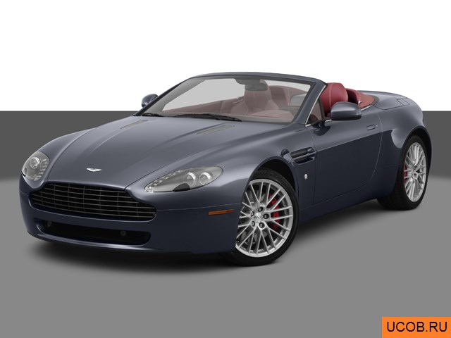 Модель автомобиля Aston Martin V8 Vantage 2011 года в 3Д
