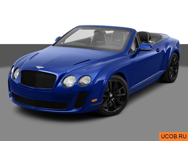 3D модель Bentley Continental 2011 года