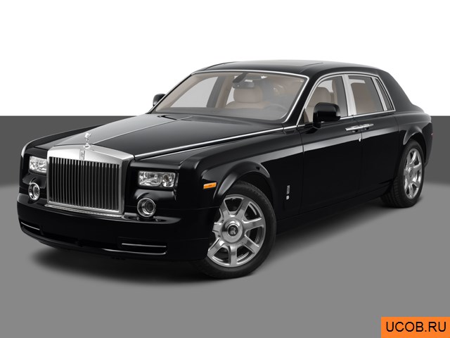 Модель автомобиля Rolls-Royce Phantom 2011 года в 3Д