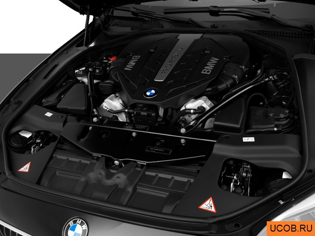 3D модель BMW модели 6-series 2012 года