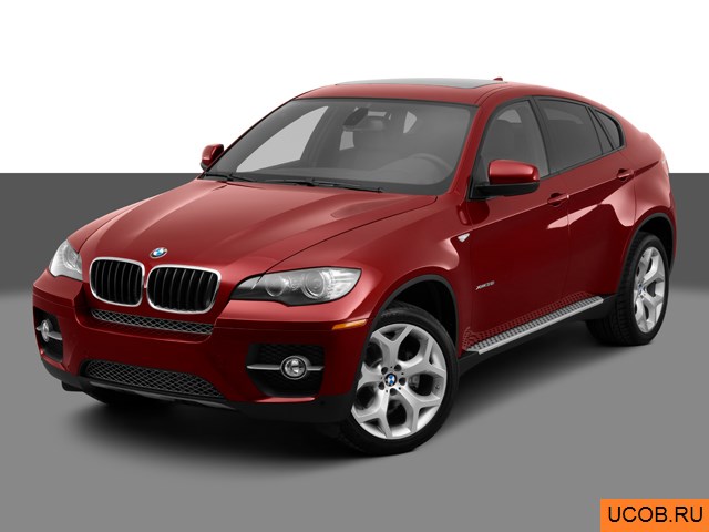 3D модель BMW модели X6 2012 года