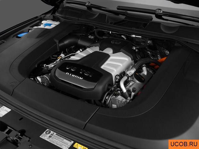 3D модель Volkswagen модели Touareg Hybrid 2011 года