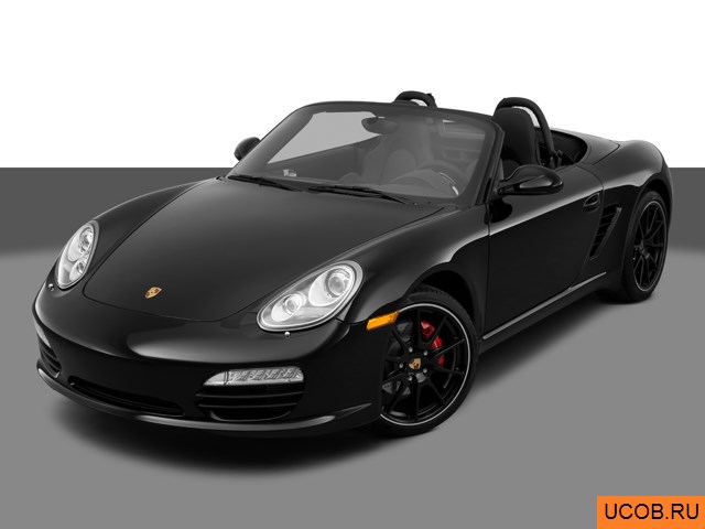 3D модель Porsche модели Boxster 2012 года