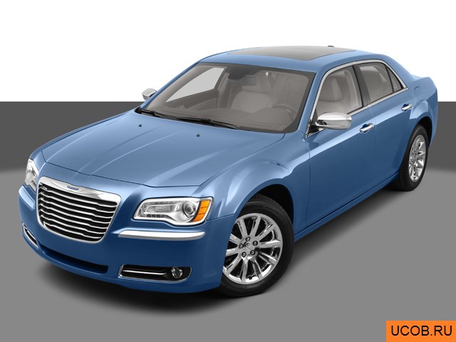 3D модель Chrysler модели 300 2011 года