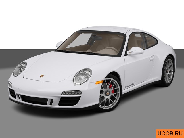 3D модель Porsche модели 911 (997) 2012 года