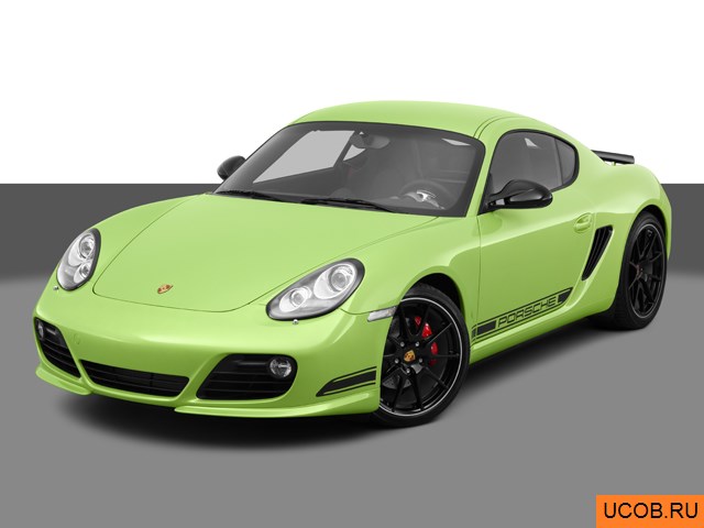 3D модель Porsche Cayman 2012 года