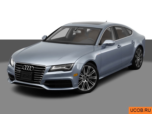 3D модель Audi модели A7 2012 года