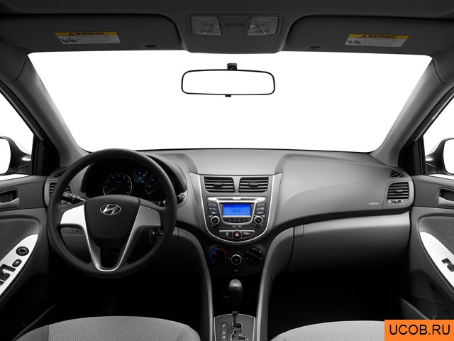 3D модель Hyundai модели Accent 2012 года