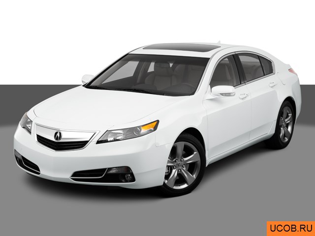3D модель Acura модели TL 2012 года