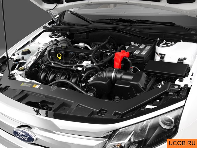 3D модель Ford модели Fusion 2012 года