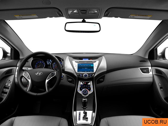3D модель Hyundai модели Elantra 2012 года