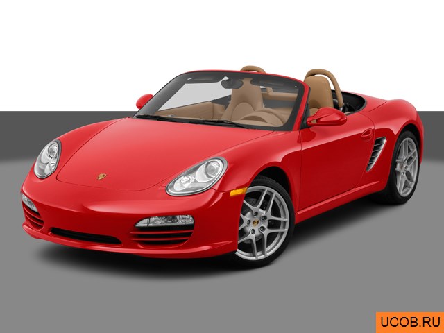 3D модель Porsche Boxster 2012 года