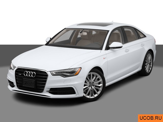 3D модель Audi модели A6 2012 года