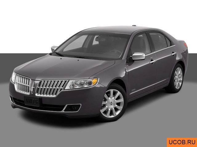 3D модель Lincoln модели MKZ Hybrid 2012 года