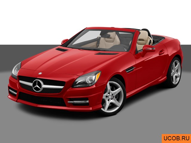 3D модель Mercedes-Benz SLK-Class 2012 года