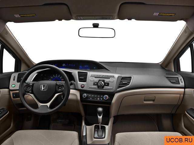 3D модель Honda модели Civic 2012 года