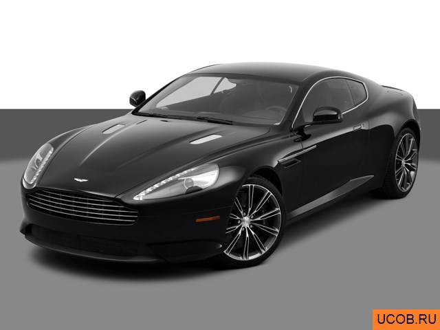 Модель автомобиля Aston Martin Virage 2012 года в 3Д