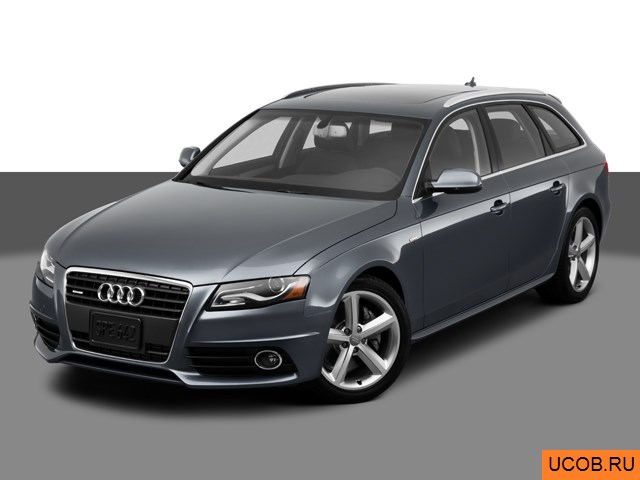 3D модель Audi модели A4 Avant 2012 года