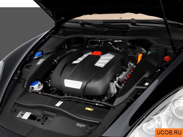 3D модель Porsche модели Cayenne Hybrid 2012 года