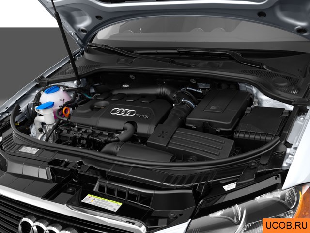 3D модель Audi модели A3 2012 года