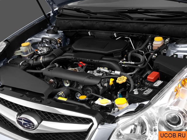 3D модель Subaru модели Legacy 2012 года