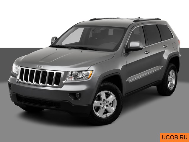 3D модель Jeep модели Grand Cherokee 2012 года